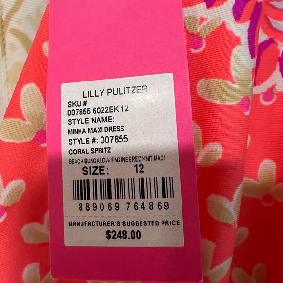 NWT Lilly Puliter Minka Maxi Dress, Size 12 - Picture 9 of 12